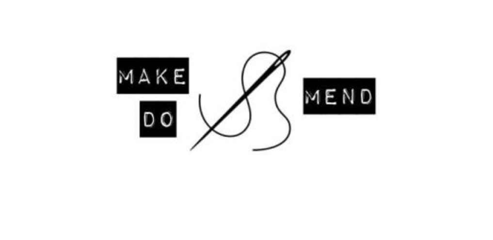 Make Do & Mend Logo in Black and White